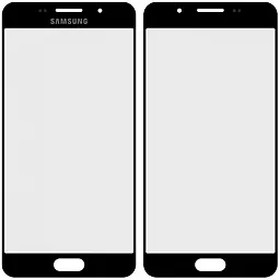 Корпусне скло дисплея Samsung Galaxy A5 A510F, A510FD, A510M, A510Y, A5100 2016 (з OCA плівкою) (original) Black