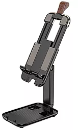 Настольный держатель Hoco S28 Dawn Folding Desktop Stand Black - миниатюра 2