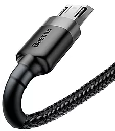 USB Кабель Baseus Cafule 3M micro USB Cable Grey/Black (CAMKLF-HG1) - мініатюра 4