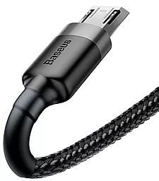 Кабель Baseus Cafule USB-A - micro USB 12w 2.4a 1м cable Grey/Black (CAMKLF-HG1) - миниатюра 4 Кабель Baseus Cafule USB-A - micro USB 12w 2.4a 1м cable Grey/Black (CAMKLF-HG1) - миниатюра 4
