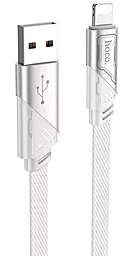 Кабель USB Hoco U119 12w 2.4a lightning cable Grey