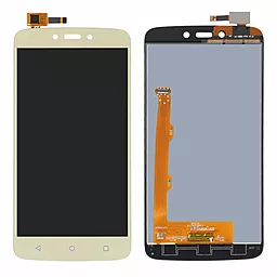 Дисплей Motorola Moto C Plus (XT1723) с тачскрином, Gold - фото Дисплей Motorola Moto C Plus (XT1723) с тачскрином, Gold
