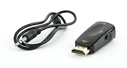 Видео переходник (адаптер) Cablexpert HDMI-VGA/3.5 мм (AB-HDMI-VGA-02) Черный