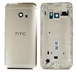 Задняя крышка корпуса HTC 10 Lifestyle / One M10 со стеклом камеры Original Topaz Gold - фото Задняя крышка корпуса HTC 10 Lifestyle / One M10 со стеклом камеры Original Topaz Gold