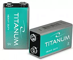Батарейки Titanum 6F22 SHRINK (крона) 1шт 9 V - фото Батарейки Titanum 6F22 SHRINK (крона) 1шт 9 V