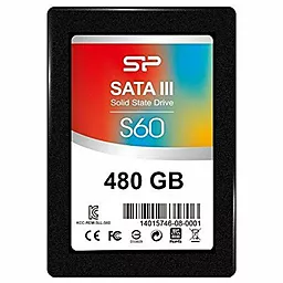 SSD Накопитель Silicon Power Slim S60 480 GB (SP480GBSS3S60S25) - фото SSD Накопитель Silicon Power Slim S60 480 GB (SP480GBSS3S60S25)