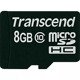 Карта пам'яті Transcend microSDHC 8GB Class 10 (TS8GUSDC10) - фото Карта пам'яті Transcend microSDHC 8GB Class 10 (TS8GUSDC10)