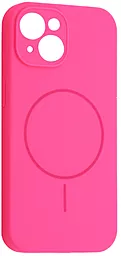 Чехол Silicone Case Full Camera Fine Ring MagSafe для Apple iPhone 15 Firefly - фото Чехол Silicone Case Full Camera Fine Ring MagSafe для Apple iPhone 15 Firefly