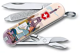 Мультитул Victorinox Classic LE The City of Love (0.6223.L1810) - фото Мультитул Victorinox Classic LE The City of Love (0.6223.L1810)