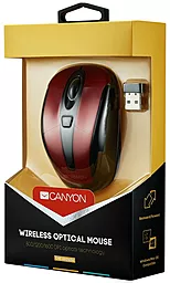Комп'ютерна мишка Canyon CNR-MSOW06R USB Black/Red - мініатюра 3