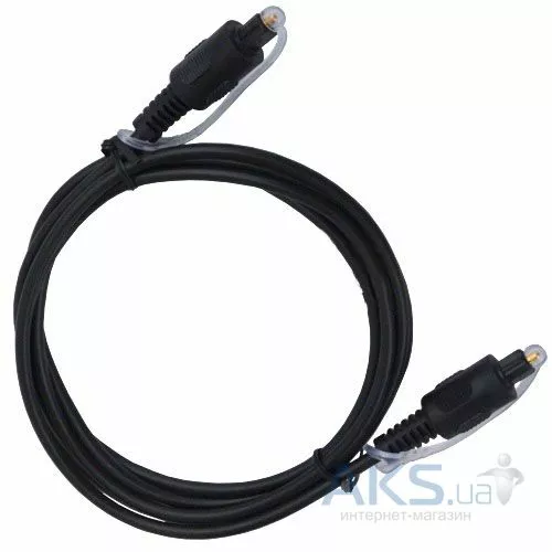 Оптический аудио кабель TCOM Toslink М/М Cable 1.5 black - фото 2