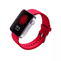 Сменный ремешок для умных часов Xiaomi Mi Watch/Haylou LS02/Amazfit Bip/Bip S/Bip Lite/Bip S Lite/Bip U/Amazfit GTS/GTS 2/GTR 42mm (704520) Red - миниатюра 2