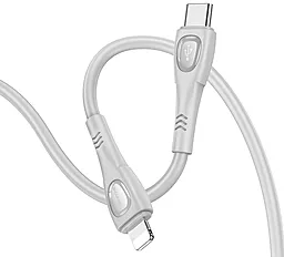 Кабель Borofone BX98 Superior USB Type-C - Lightning 27w 3a 1м PD сable Gray - миниатюра 2 Кабель Borofone BX98 Superior USB Type-C - Lightning 27w 3a 1м PD сable Gray - миниатюра 2