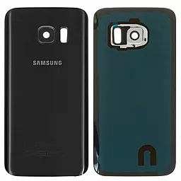 Задняя крышка корпуса Samsung Galaxy S7 G930F со стеклом камеры Original Black