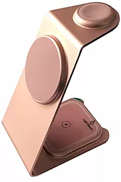 Беспроводная док-станция EasyLife M01 3-in-1 15w wireless charger pink - фото Беспроводная док-станция EasyLife M01 3-in-1 15w wireless charger pink