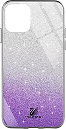 Чехол Epik Swarovski Apple iPhone 12, iPhone 12 Pro Purple