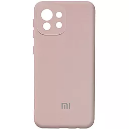 Чохол Epik Silicone Cover Full Camera (AA) для Xiaomi Mi 11 Lite Рожевий / Pink Sand