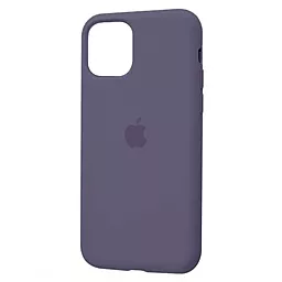 Чехол Silicone Case Full for Apple iPhone 11 Lavender Grey