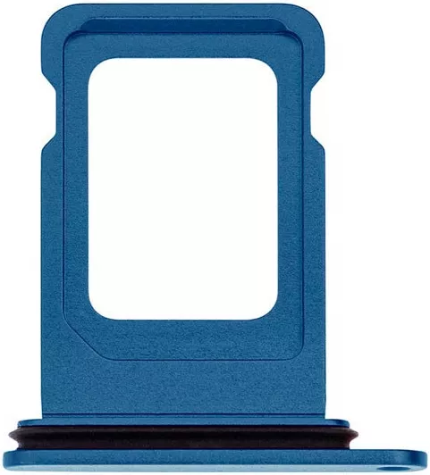 Держатель (лоток) Сим карты Apple iPhone 13 mini Single Sim Blue - фото 1