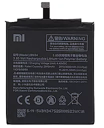 Акумулятор для Xiaomi Redmi 5A (MCG3B, MCI3B, MCE3B, MCT3B) / BN34 (3000 mAh) 12 міс. гарантії - фото Акумулятор для Xiaomi Redmi 5A (MCG3B, MCI3B, MCE3B, MCT3B) / BN34 (3000 mAh) 12 міс. гарантії
