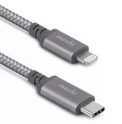 Кабель Moshi Integra USB Type-C - Lightning 15w 3a 0.25м сable Gray (99MO084043) - миниатюра 2 Кабель Moshi Integra USB Type-C - Lightning 15w 3a 0.25м сable Gray (99MO084043) - миниатюра 2
