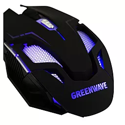 Компьютерная мышка Greenwave KM-GM-4000LU (R0014222) Black - миниатюра 3