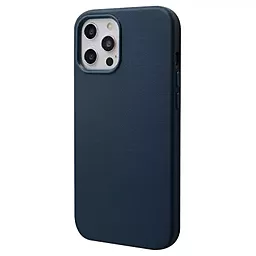 Чехол Wave Premium Leather Edition Case with MagSafe для Apple iPhone 12 Pro Max Baltic Blue