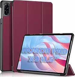 Чехол для планшета BeCover Smart Case для Honor Pad X9 11.5" Red Wine (711082) - фото Чехол для планшета BeCover Smart Case для Honor Pad X9 11.5" Red Wine (711082)