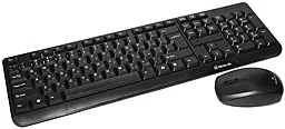 Комплект (клавіатура+мишка) REAL-EL Standard 555 Kit Wireless Black