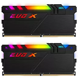 Оперативная память Geil DDR4 32GB (2x16GB) 3200MHz EVO X II (GEXSB432GB3200C16BDC) Black