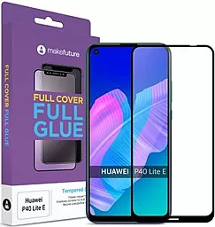 Защитное стекло MAKE Full Cover Full Glue Huawei P40 Lite E Black (MGFHUP40LE)