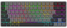 Клавиатура GamePro MK230R Red Swich Low Profile RGB Wireless/Bluetooth/USB Dark Gray