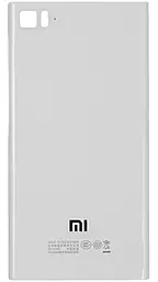 Задняя крышка корпуса Xiaomi Mi3 Original White - фото Задняя крышка корпуса Xiaomi Mi3 Original White