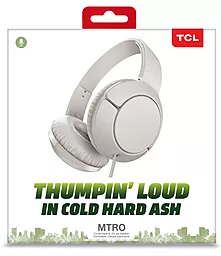 Наушники TCL MTRO200 Ash White (MTRO200WT-EU) - миниатюра 7