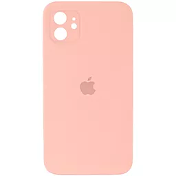 Чехол Silicone Case Full Camera for Apple iPhone 11 Grapefruit