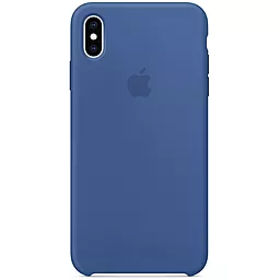 Чохол Apple Silicone Case PB для Apple iPhone XS Max Delft Blue