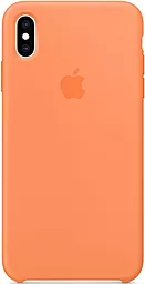 Чохол Silicone Case для Apple iPhone XS Max Papaya
