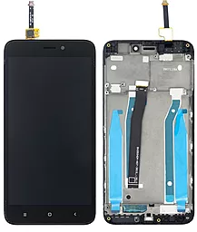 Дисплей Xiaomi Redmi 4X, 4X Pro с тачскрином и рамкой, оригинал, Black - фото Дисплей Xiaomi Redmi 4X, 4X Pro с тачскрином и рамкой, оригинал, Black