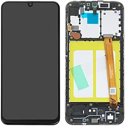 Дисплей Samsung Galaxy A20e A202 з тачскріном і рамкою, Black
