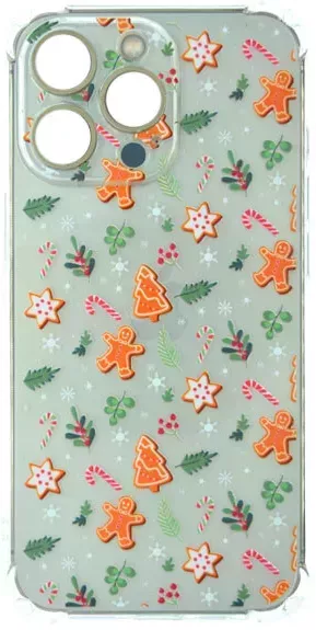 Чехол Wave Christmas Holiday для Apple iPhone 14   Gingerbread Men - фото 1