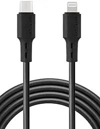 Кабель Glasscove FLEX USB Type-C - Lightning 30w 2.4a 1m cable Black (GF-CL13BK)