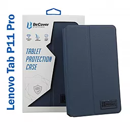 Чехол для планшета BeCover Premium для Lenovo Tab P11 Pro Deep Blue (706688) - фото Чехол для планшета BeCover Premium для Lenovo Tab P11 Pro Deep Blue (706688)