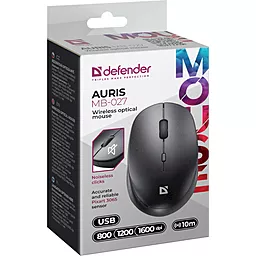 Комп'ютерна мишка Defender Auris MB-027 Black (52027) - мініатюра 5