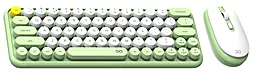 Комплект (клавиатура+мышка) Fantech Go WK896 Green - фото Комплект (клавиатура+мышка) Fantech Go WK896 Green