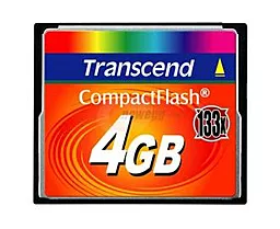 Карта памяти Transcend Compact Flash 4GB 133x (TS4GCF133)