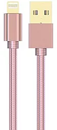 Кабель USB LDNio LS24 Lighting Cable Rose Gold