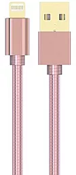 Кабель LDNio LS24 USB-A - Lightning 12w 2.4a 1м cable Rose/Gold - фото Кабель LDNio LS24 USB-A - Lightning 12w 2.4a 1м cable Rose/Gold