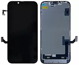 Дисплей Apple iPhone 14 с тачскрином и рамкой, донор, Black