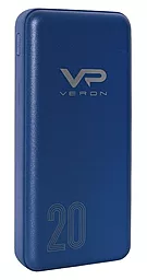 Повербанк Veron D20 20000mAh Blue - фото Повербанк Veron D20 20000mAh Blue