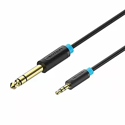 Аудио кабель Vention AUX mini Jack 3.5mm - 6.35mm M/M 3м cable black (BABBI) - фото Аудио кабель Vention AUX mini Jack 3.5mm - 6.35mm M/M 3м cable black (BABBI)
